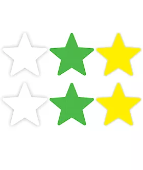 Neon Star Pasties