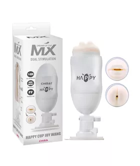 Happy Cup Vibrating Masturbator  Mouth and Ass