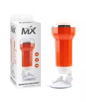Mx Dream Cup Vibrating Rina Pussy - Orange