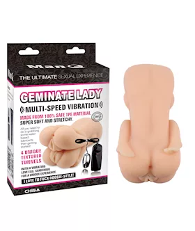 Geminate Stroker Vibrator