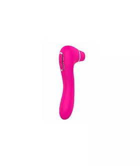 Double Ended Vibrating Dildo And Clitoral Sucker