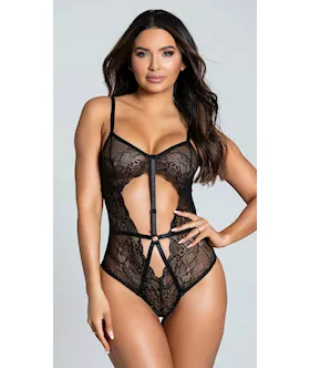 Lace And Mesh Teddy