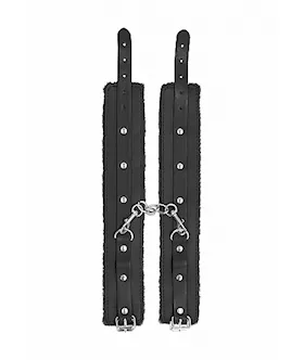 Ouch! Plush Leather Ankle Cuffs 