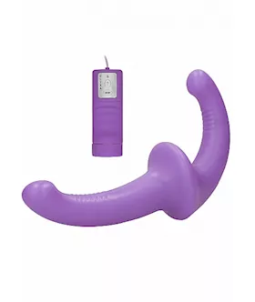 Vibrating Silicone Strapless Strapon 