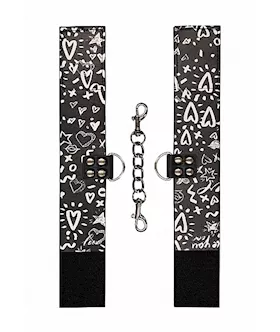 Printed Ankle Cuffs - Love Street Art