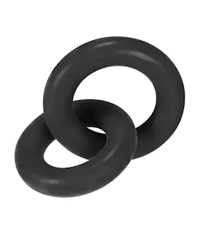 Duo Linked Cock Ball Rings by hunkyjunk