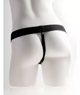 Fetish Fantasy 9 Inch Hollow Rechargeable Strap-on With Balls