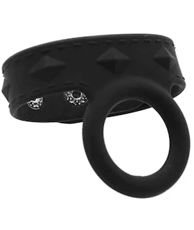 Silicone Duo Snap Cock And Ball Ring