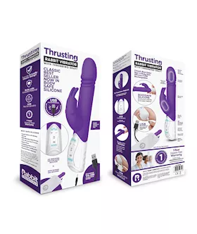 RR Rechargeable Thrusting Rabbit Purple