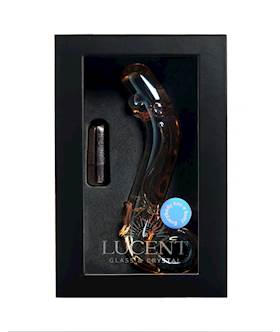 Lucent Nessa Vibrating Glass Massager - 7 Inch