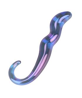 Lucent Dragon Tail Glass Massager - 7 Inch