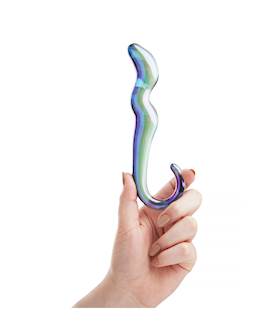 Lucent Dragon Tail Glass Massager - 7 Inch
