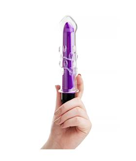 Lucent Vibra Glass Vibrator - 7 Inch