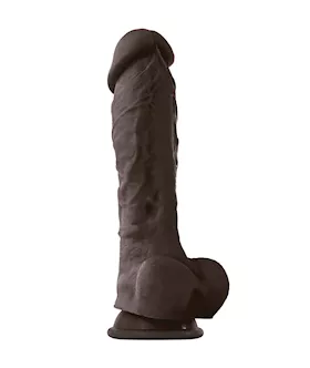 Colours Pleasures Suction Cup Dildo with Balls