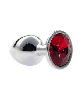 Kink Range Alloy Gem Butt Plug - 2.8 Inch