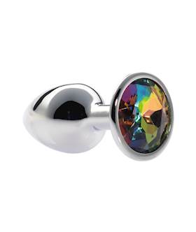 Kink Range Alloy Gem Butt Plug - 2.8 Inch