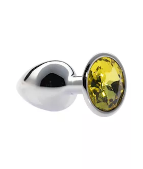 Kink Range Alloy Gem Butt Plug - 2.8 Inch