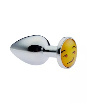 KinKi Smirk Emoji Anal Plug  27 Inch