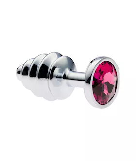 KinKi Ridged Jewelled Anal Plug