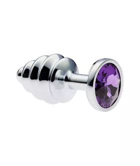 KinKi Ridged Jewelled Anal Plug