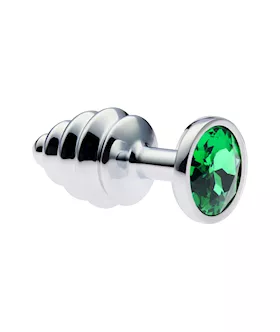 KinKi Ridged Jewelled Anal Plug