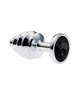 KinKi Ridged Jewelled Anal Plug
