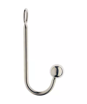 Kink Stainless Steel Anal Hook - Extra Large