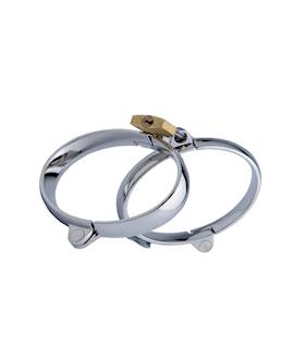 Kink Range Cuffs With Padlock - 2.1 Inch