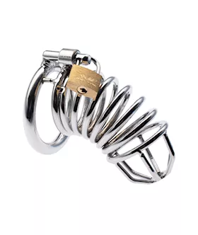 Kink Range Spiraled Chastity Cage - 44mm