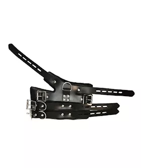 Strict Leather Four Buckle Suspension Cuffs