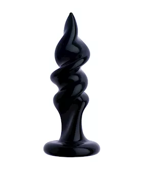 Lucent Corkscrew Glass Butt Plug