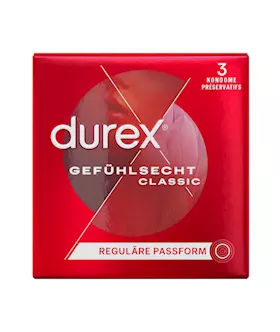 Durex Classic Condoms 3 Pack