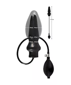 Inflatable Latex Butt Plug
