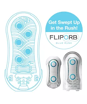 Tenga Flip Orb Blue Rush