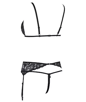 Lace Suspender Set 