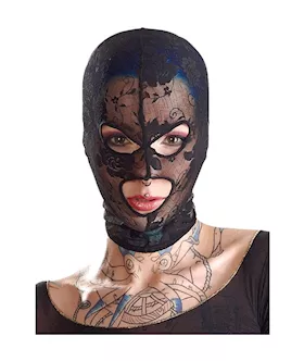 Bad Kitty Floral Mask