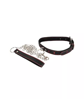 Bad Kitty Horny Hearts Collar And Leash