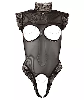 All-in Crotchless Bodysuit