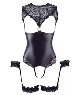 Cupless And Crotchless Bodysuit