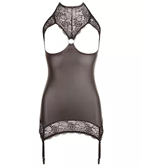 Cupless Dress With Suspenders