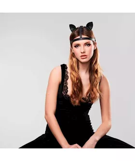 Maze Head Harness With Cat Ears