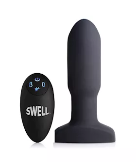 Swell Remote Control Inflatable 10x Vibrating Missile Anal Plug - 5.5 Inch