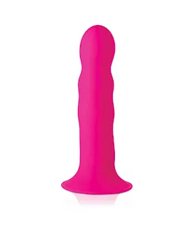Squeezable Wavy Dildo - 7.2 Inch