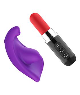 Abby Lipstick Remote Control Wearable Vibrator