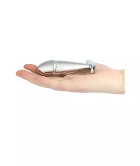 Kink Range Dolphine Metal Anal Plug - 3.7 Inch