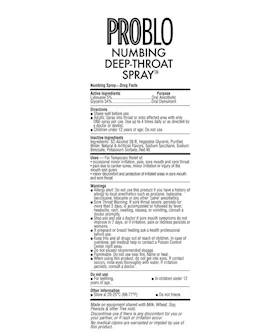 Problo Numbing Spray Mint