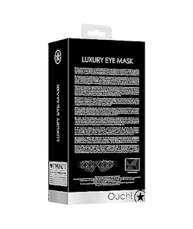Luxury Eye Mask- Black