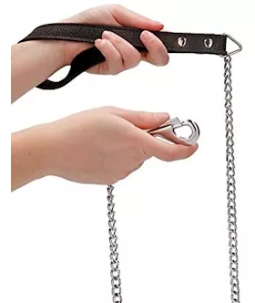 Metal Chain Flogger- Black