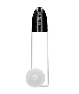 Rechargeable Automatic Cyber Pump With Sleeve- Transparent