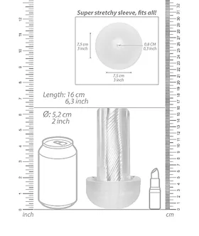 Rechargeable Smart Cyber Pump With Sleeve- Transparent